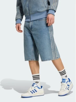 adidas Szorty jeansowe Firebird Adicolo KS4975 Niebieski Regular Fit
