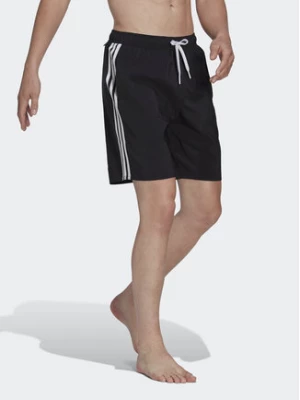 adidas Szorty kąpielowe 3-Stripes CLX HT4358 Czarny Regular Fit