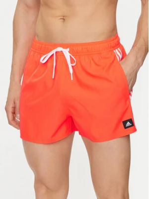 adidas Szorty kąpielowe 3-Stripes CLX IS2053 Pomarańczowy Regular Fit
