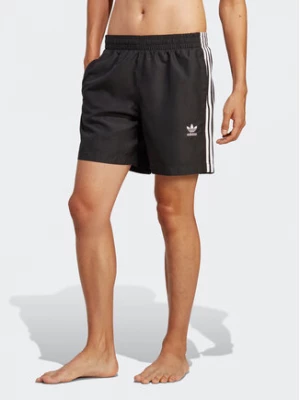 adidas Szorty kąpielowe Originals Adicolor 3-Stripes Swim Shorts HT4406 Czarny Regular Fit