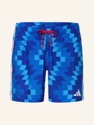Adidas Szorty Kąpielowe Z Nadrukiem Inspirowanym Piłką Nożną, 5 Cali blau