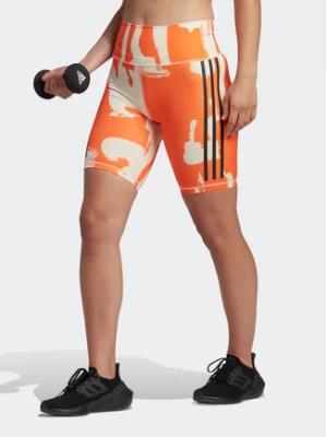 adidas Szorty rowerowe THEBE MAGUGU HN6180 Pomarańczowy Slim Fit