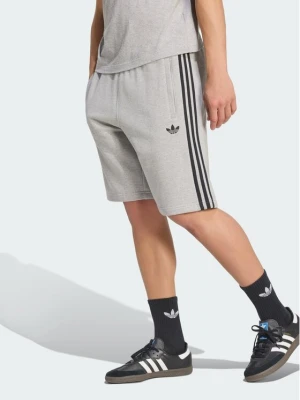 adidas Szorty sportowe 3-Stripes Shorts KE4108 Szary Regular Fit