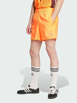 adidas Szorty sportowe "Adicolor 3-Stripes Swim" w kolorze pomarańczowym rozmiar: L