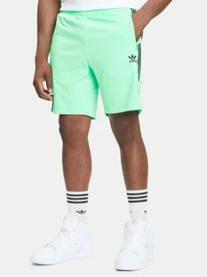 adidas Szorty sportowe adicolor Firebird JY1340 Zielony Regular Fit