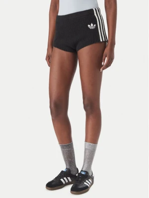 adidas Szorty sportowe Adiluna Season 2 X Jennie Knitted Short Shorts LD8935 Czarny Regular Fit