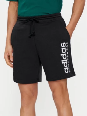 adidas Szorty sportowe All SZN Fleece Graphic Shorts IC9792 Czarny Regular Fit