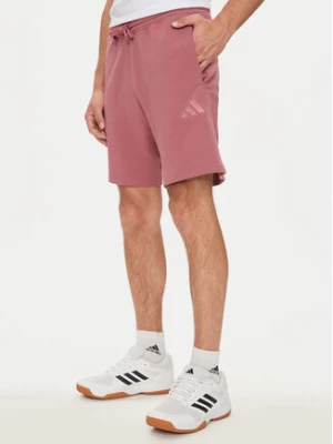 adidas Szorty sportowe ALL SZN French IY6560 Różowy Regular Fit