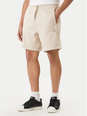 adidas Szorty sportowe ALL SZN KC3164 Beżowy Regular Fit