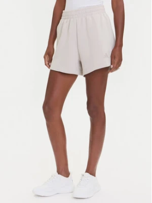 adidas Szorty sportowe ALL SZN Soft Lux JV9877 Beżowy Loose Fit