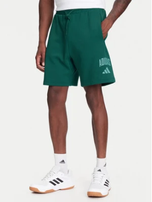 adidas Szorty sportowe Collegiate JM1727 Zielony Regular Fit