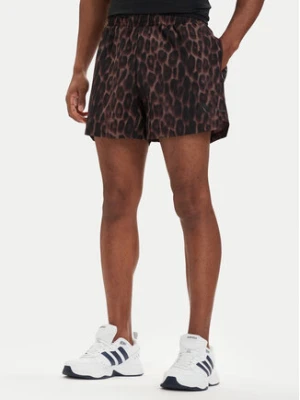 adidas Szorty sportowe D4T Power KF0954 Brązowy Regular Fit