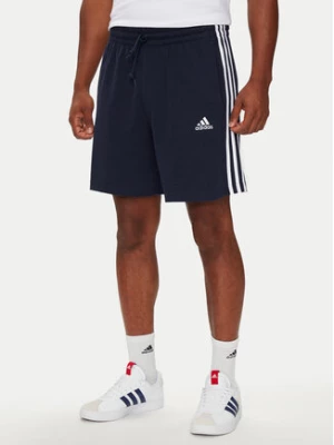 adidas Szorty sportowe Essentials 3-Stripes IC9379 Granatowy Regular Fit