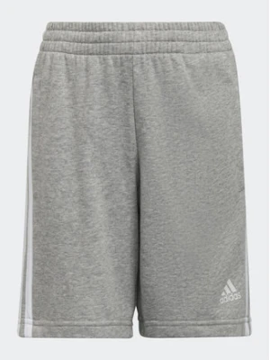 adidas Szorty sportowe Essentials 3-Stripes Shorts HF1901 Szary Regular Fit