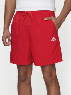 adidas Szorty sportowe Essentials Chelsea Small Logo IC9394 Czerwony Regular Fit