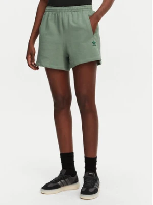 adidas Szorty sportowe Essentials JJ3463 Zielony Loose Fit