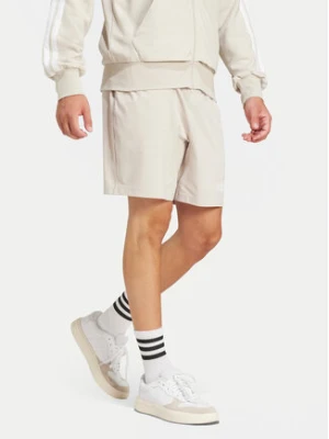 adidas Szorty sportowe Essentials Linear JC9346 Beżowy Regular Fit