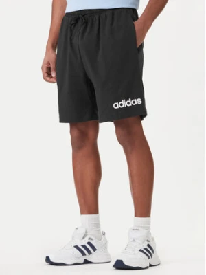 adidas Szorty sportowe Essentials Linear JE9012 Czarny Regular Fit