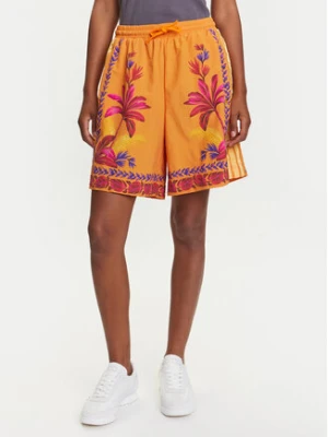 adidas Szorty sportowe FARM JD6289 Pomarańczowy Loose Fit