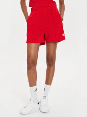 adidas Szorty sportowe Firebird IY7207 Czerwony Loose Fit