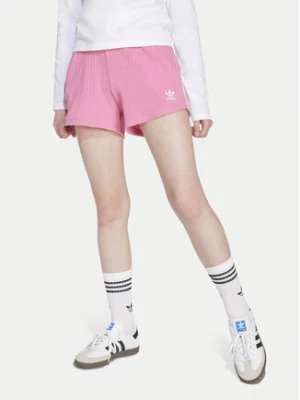 adidas Szorty sportowe JX2775 Różowy Loose Fit