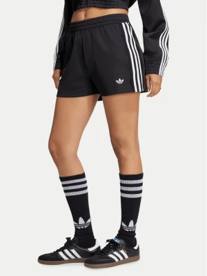 adidas Szorty sportowe Lace 3 Stripes LG4267 Czarny Regular Fit