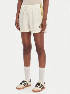 adidas Szorty sportowe Liberty London Firebird KE3663 Biały Loose Fit