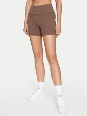adidas Szorty sportowe Lounge IY6742 Brązowy Slim Fit