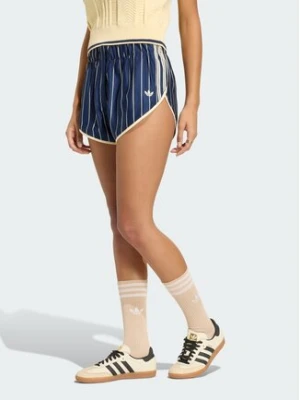 adidas Szorty sportowe Pinstripe Firebird KT1852 Granatowy Regular Fit