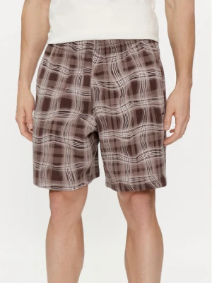 adidas Szorty sportowe Reveal Allover Print HM4949 Brązowy Regular Fit