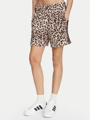 adidas Szorty sportowe Seasonal Essentials Animal Print KH1551 Beżowy Regular Fit