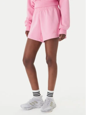 adidas Szorty sportowe Soft Lux KA6997 Różowy Loose Fit