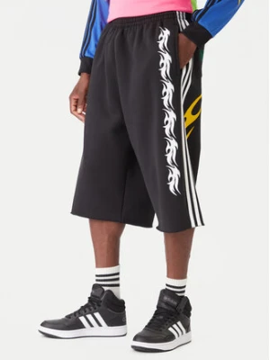 adidas Szorty sportowe Spiders JW0205 Czarny Oversize