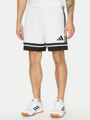 adidas Szorty sportowe Squadra 25 JH3412 Biały Regular Fit