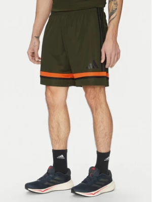 adidas Szorty sportowe Squadra 25 JN7855 Zielony Regular Fit