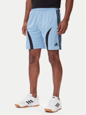 adidas Szorty sportowe Teamgeist adicolor JW1348 Błękitny Regular Fit
