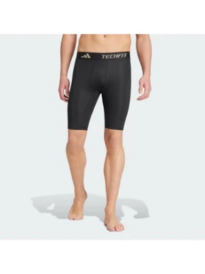 adidas Szorty sportowe TECHFIT Compression Training IN5591 Czarny Regular Fit