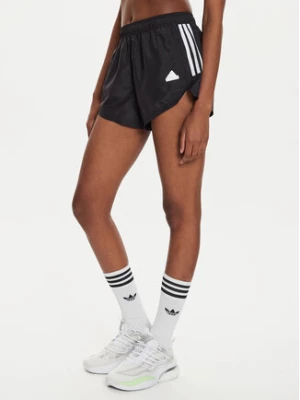 adidas Szorty sportowe Tiro Cut 3-Stripes Summer IX3518 Czarny Loose Fit