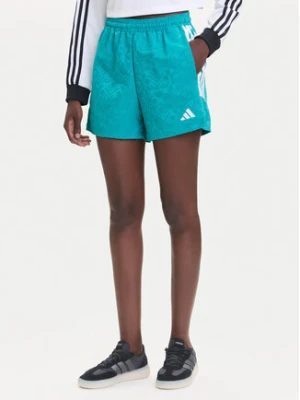 adidas Szorty sportowe Tiro x Common Goal JL9208 Turkusowy Loose Fit