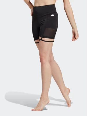 adidas Szorty sportowe Train Essentials Dance High-Waisted Short Leggings HT5429 Czarny