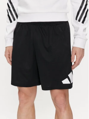 adidas Szorty sportowe Train Essentials Logo Training Shorts IB8121 Czarny Regular Fit