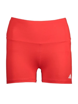 adidas Szorty sportowe "Yoga Essential" w kolorze czerwonym rozmiar: M