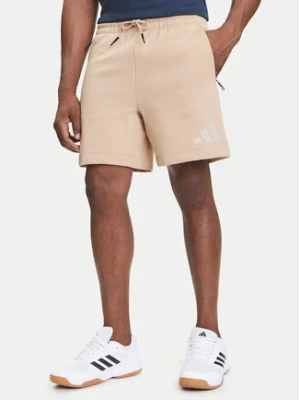 adidas Szorty sportowe Z.N.E. JW4744 Beżowy Regular Fit