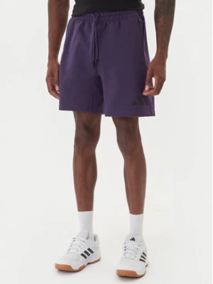 adidas Szorty sportowe Z.N.E. JW4747 Fioletowy Regular Fit