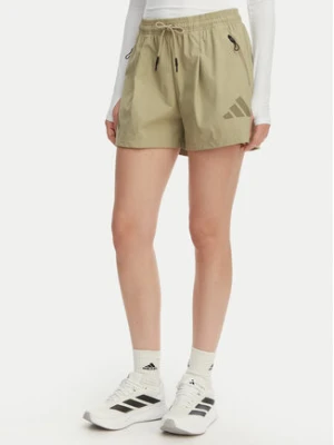 adidas Szorty sportowe Z.N.E. KD8463 Zielony Loose Fit