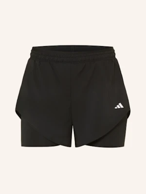 Adidas Szorty Treningowe 2 W 1 d4t schwarz