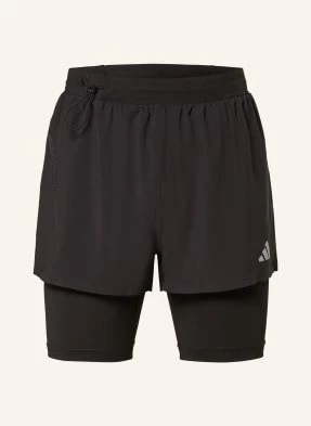 Adidas Szorty Treningowe 2 W 1 Heat.Rdy Hiit schwarz