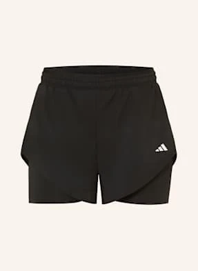 Adidas Szorty Treningowe 2 W 1 Designed For Training schwarz