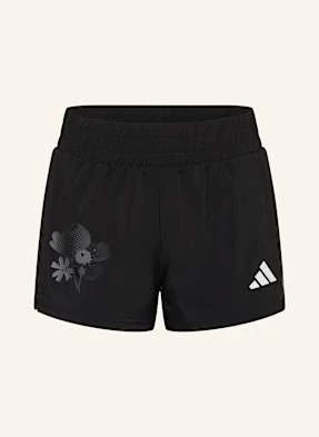 Adidas Szorty Treningowe Essentials Flower Print schwarz