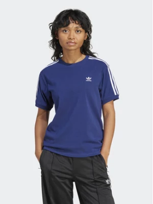 adidas T-Shirt 3-Stripes IR8053 Granatowy Regular Fit